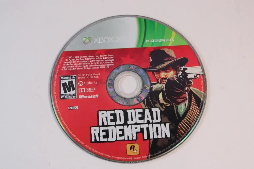 Red Dead Redemption (Microsoft Xbox 360, 2010) Game Disc Only, Tested/Works